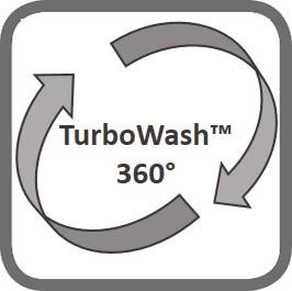 Einzigartig TurboWash™ 360°: Saubere Wäsche in nur 39 Min. 